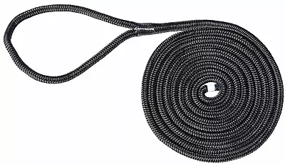 Marpac Double Braided 3/4  X 25' Nylon Dock Line Black • $44.23