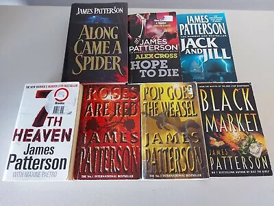 James Patterson Bulk Book Pack X 7 Books Rare Hard To Find Titles In Australia 1 • $59.95