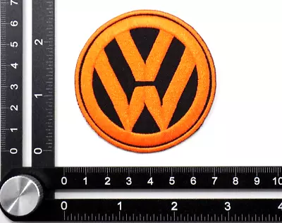 Vw Embroidered Patch Iron/sew On ~2-1/2  Volkswagen Motor-sport Rally Wrc Dakar • $6.99