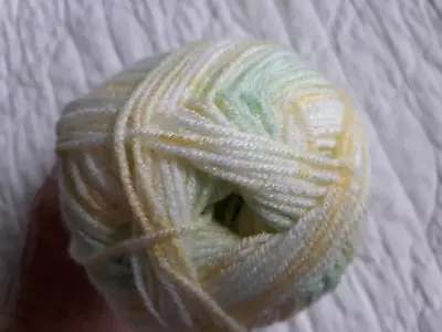 Petek Yellow Green Variegated Baby Yarn 100% Acrylic 3.5 Oz 344 Yards Lt Sport • $4.50