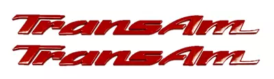 Red Door Letter Emblem Set 1993-2002 Pontiac Firebird Trans AM Models  • $49.98