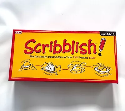 Ideal Scribblish Family Drawing Game 8+ 4-6 Players • £5