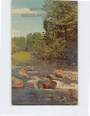 Postcard Manitowish River Boulder Junction Wisconsin USA • $6.97