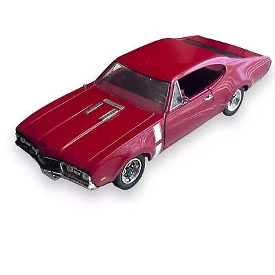 1968 Oldsmobile Cutlass 442 1/18 Scale Diecast Model By ERTL - Red • $40