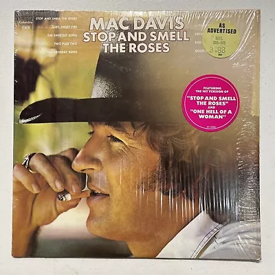 Mac Davis - Stop And Smell The Roses • 1974 Vinyl LP • KC32582 • VG+/VG+ • $3