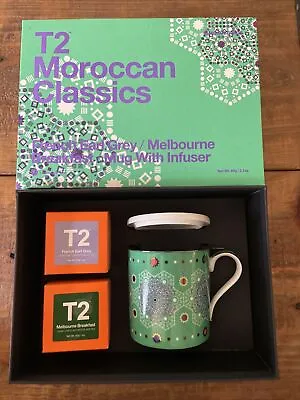 T2 Moroccan Classics Greatest Sips Tea Gift Set RARE DEAD STOCK Mug Infuser Lid • $69.99