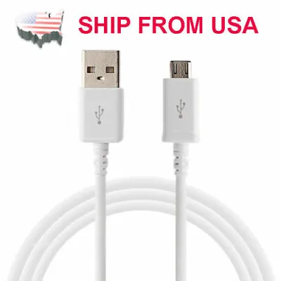 $4.99 • Buy Samsung Rapid Charge Mirco USB Cable Charging Cord For Android Phone White 3ft