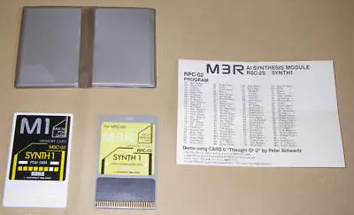 Korg M1 M3R Synth 1 Msc-02/Rpc-02 Pcm Data Memory Card Msc-2S Ok Made In Japan • $343.20