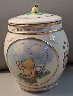 Classic Winnie The Pooh Music Box Collection Honey Jar Pot Take Time For Love • $24