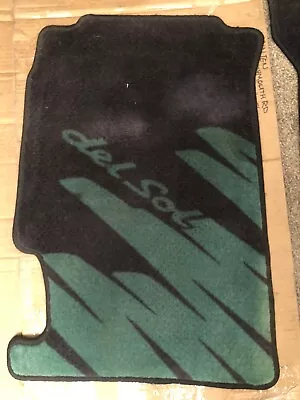 $700 • Buy Honda Oem Del Sol Zig Zag Floor Mats (Green) Very Fine Rare EG2