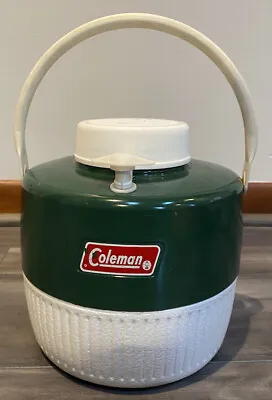 Vintage Coleman Water Jug. Made In USA. Complete With Lid And Cup. RARE 70’s • $18.50