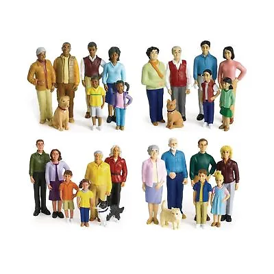 Excellerations Educational Multicultural Pretend Play Figurine Family Dolls S... • $168.77