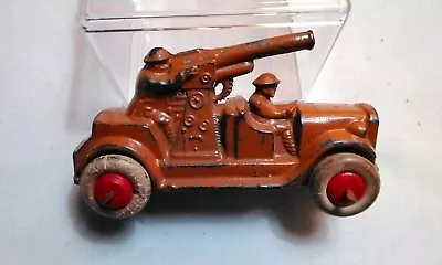 Vintage 1930’s Manoil Barclay Artillery Army Truck Lead Metal Cannon Car • $19.99
