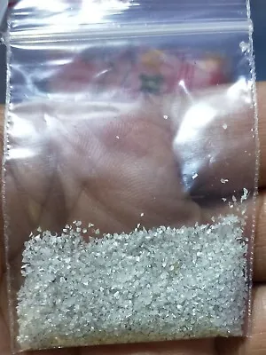 5.00 Cts Raw Natural White Real Diamond Dust Powder Rough Diamond Lot • £24