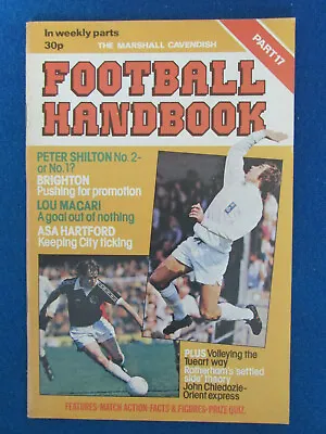 £2.99 • Buy The Marshall Cavendish Football Handbook - Part 17 - 1978