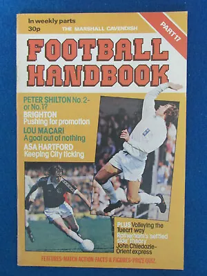 The Marshall Cavendish Football Handbook - Part 17 - 1978 • £3.99