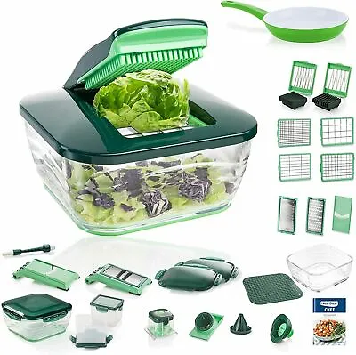 £280.66 • Buy Genius A81202 Nicer Dicer Chef Deluxe Game Of Cutter Of Fruit And Vegetables