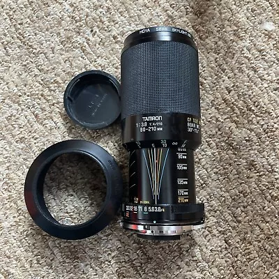 TAMRON 80 - 210mm F3.8 ADAPTALL ZOOM TELE MACRO LENS PLUS CASE • £5