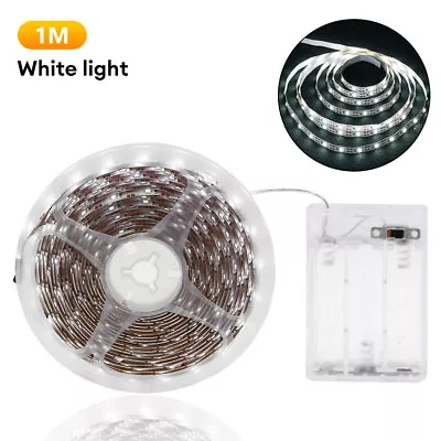 LED Strip Light Battery Powered Operated Under Cabinet Kitchen Tape Lighting • $9.17