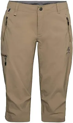 £53.88 • Buy Odlo Ladies Capri Pants Wandered Pants Wedgemount 3/4-pants, Lead Gray, 34