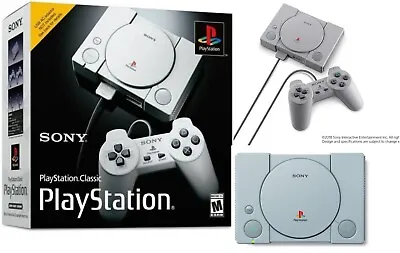 Authentic Sony PlayStation Classic Mini 2018 Edition Video Game Console PS1 New • $99.89