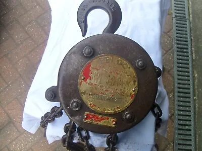 £30 • Buy Felco 10cwt 0.5 Ton Block And Tackle Hoist