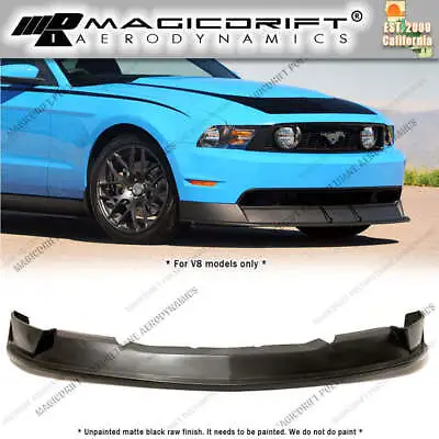 For 10-12 FORD MUSTANG GT ST RT500 Style URETHANE FRONT BUMPER CHIN LIP SPOILER • $175.99