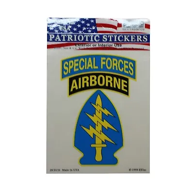 US Army Special Forces Airborne Sticker Decal  - SF Patriotic Car Window S009 • $4.95