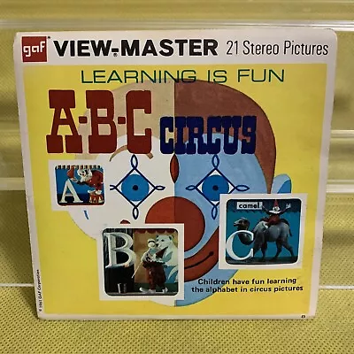 View-Master ABC Circus 3 Reel Packet B411 • $12.60