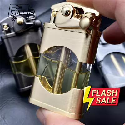 Lighter Kerosene Metal LIGHTER CIGARETTE PETROL OIL KEROSENE NEW COLLECTIBLE • $9.97