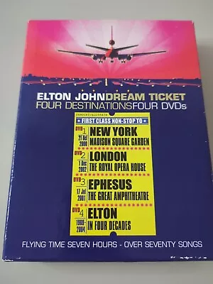 Elton John - Dream Ticket (DVD 2005 4-Disc Set) • $4.99