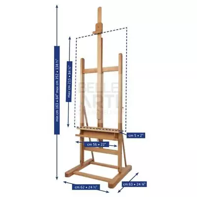 Table Top Easel Studio Medium IN Beech Oiled M/07 • £262.10