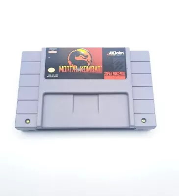 Mortal Kombat Nintendo SNES Game (Super Nintendo 1992) Tested And Working • $19.95
