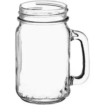 Acopa Rustic Charm 16 Oz. Drinking / Mason Jar With Handle - 12/Case • $40.59