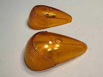 Pair VW Volkswagen Type1 Bug Beetle Turn Signal Lens Amber Left Or Right 68-69 • $24