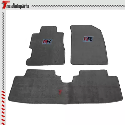 For 01-05 Civic & 02-05 Honda Civic Si Gray Nylon Floor Mats Carpets W/ RR • $57.99