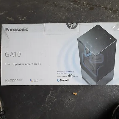 $148 • Buy Panasonic Ga10 Hi Res Audio Smart Speaker (wi-fi W/ Google Assistant / Aux / Bt)