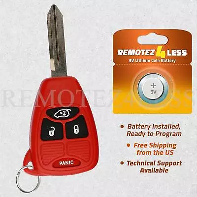 Keyless Entry Remote For 2006 2007 Dodge Magnum Car Key Fob Red • $10.39