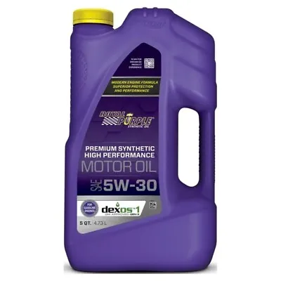 Royal Purple High Performance Motor Oil 5W-30 Premium Synthetic Motor Oil 5Qt • $34.93