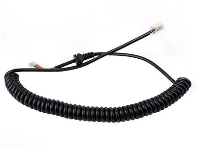 Speaker Mic Coil Cable Cord Yaesu MH-48A6J MH-42B6J FT-7800R FT-8800R FT-8900R • £7.45