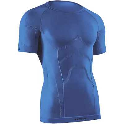 £28.95 • Buy Tervel Comfortline Base Layer Mens Short Sleeve Sport Underwear Gym Shirt Blue