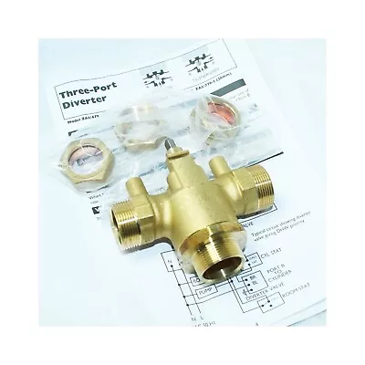 DRAYTON 679-3 22MM 3 PORT BODY VALVE FOR DRAYTON MA1 - British Gas BGMVSP-17 • £18.49