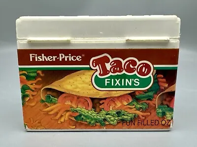 Fisher Price Taco Fixin’s Vintage 1987 Box Toy Play #2139 Fun With Food • $9.99