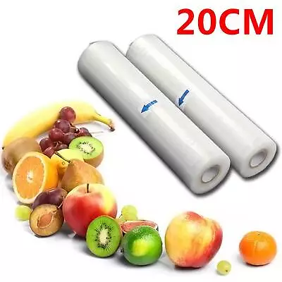 £14.09 • Buy Textured Vacuum Vac Sealer Sous Vide Food Saver Storage Bag Rolls 20cm X 12m