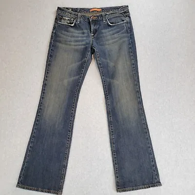 Vigoss Boyfriend Junior Womens Size 11 Blue Medium Wash Denim Mid Rise Jeans • $18.86