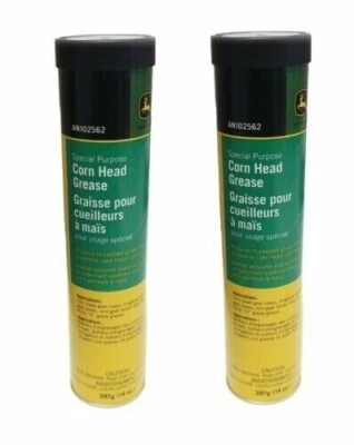 $24.95 • Buy John Deere AN102562 Corn Head Grease 2 Tubes Combine 693 893 1293 608 808 1208