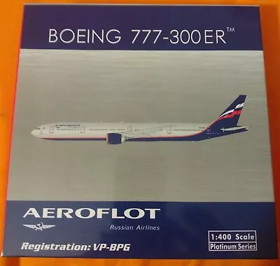 Phoenix 1:400 Aeroflot Boeing 777-300ER VP-BPG  MINT • $59.99