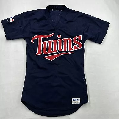 Womens Majestic MLB Authentic Cool Base Minnesota Twins Missing Size Tag • $17