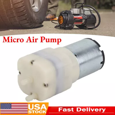 Micro Air Pump Engineering Plastic Low Noise Mini Vacuum Pump For Industry DC12V • $11.39