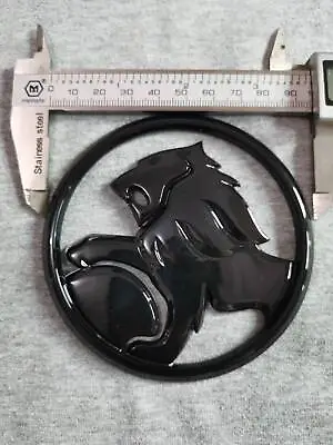 $28 • Buy Gloss Black Lion Holden Vehicle-logo Badge Trunk Rear Emblem For Holden GM 95mm